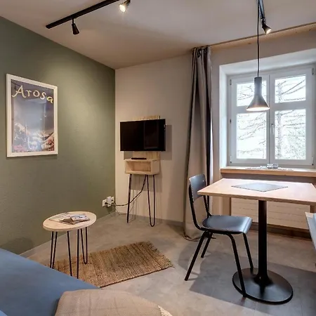 Ferienwohnung Haus Belmont - Arosa Exterior foto