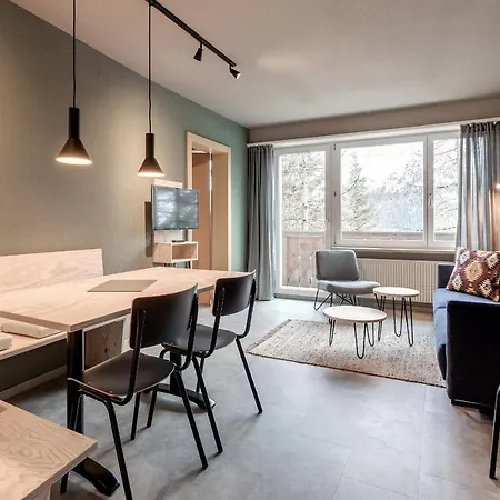 Ferienwohnung Haus Belmont - Arosa Exterior foto