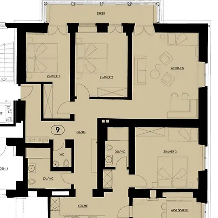 Ferienwohnung Haus Belmont - Arosa Zimmer foto